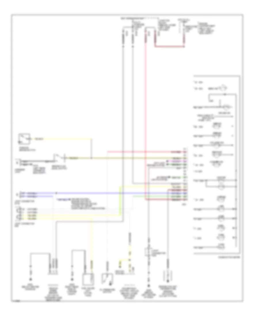 Instrument Cluster Wiring Diagram 2 of 2 for Mitsubishi Montero Limited 2001