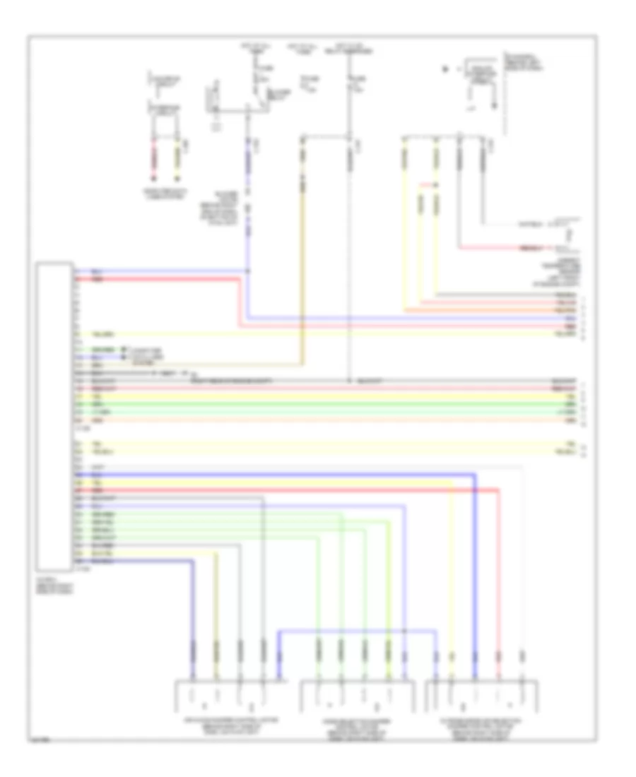 3.0L, Automatic AC Wiring Diagram (1 of 3) for Mitsubishi Outlander GT 2010