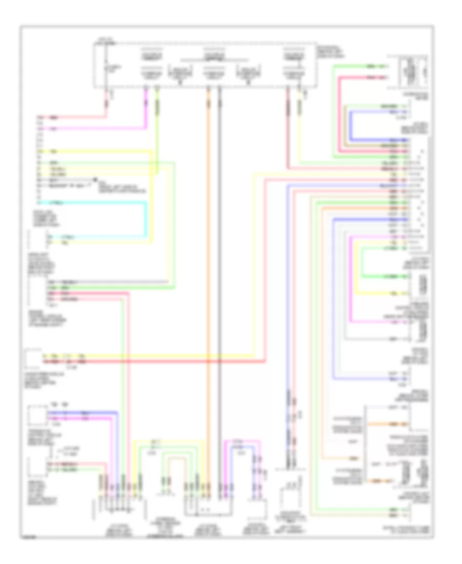 Computer Data Lines Wiring Diagram for Mitsubishi Outlander GT 2010