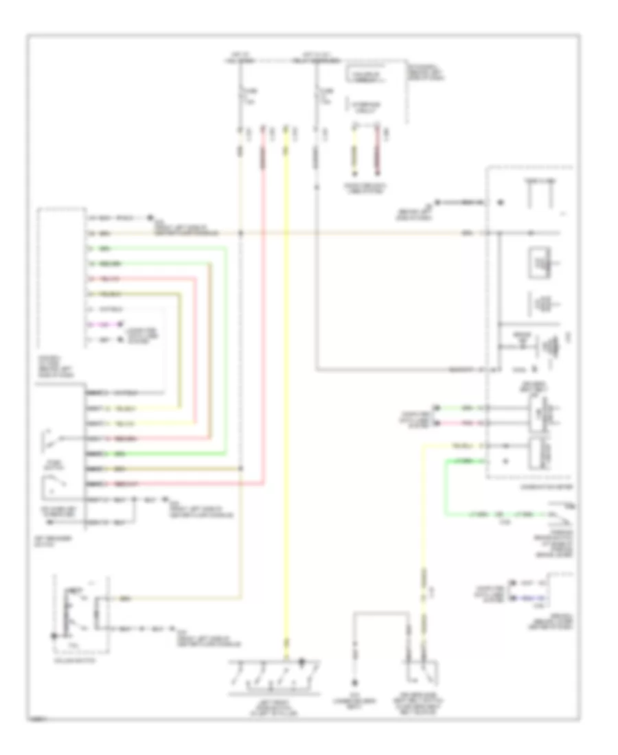 Chime Wiring Diagram for Mitsubishi Outlander GT 2010