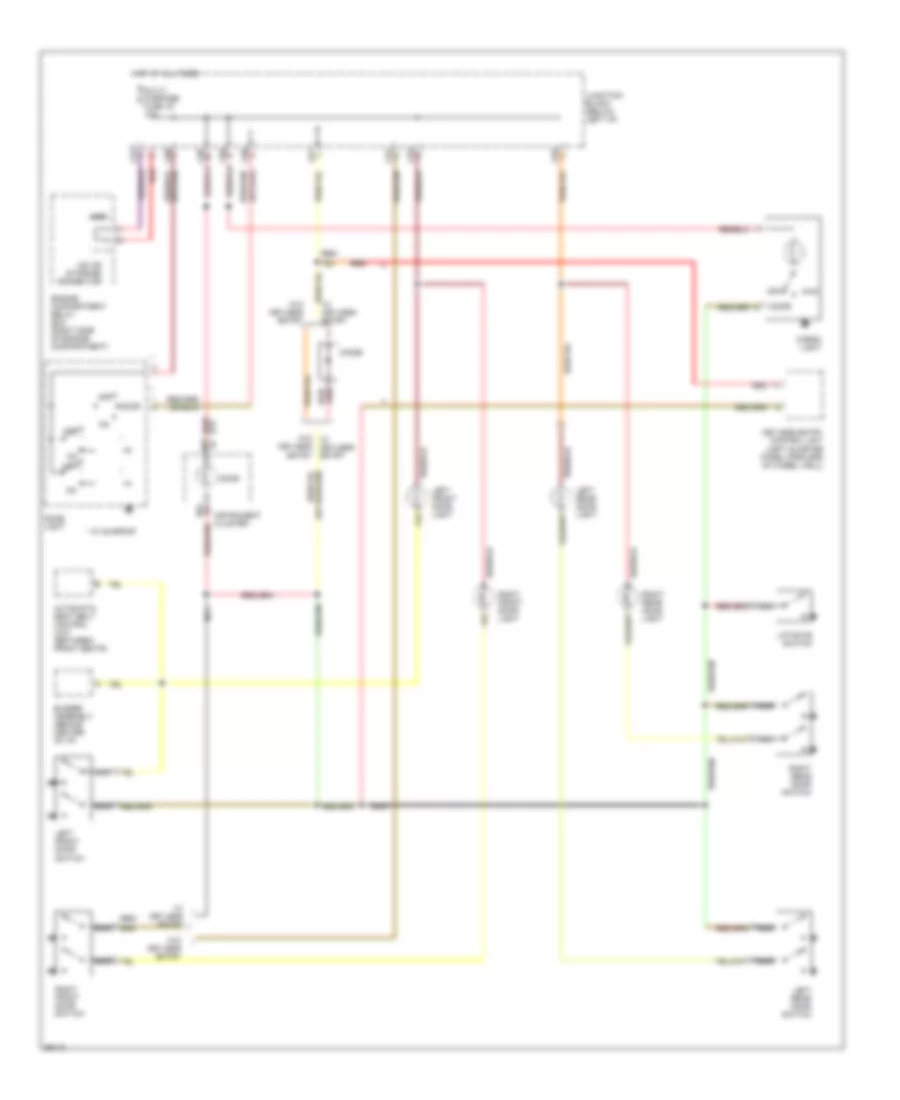 Courtesy Lamp Wiring Diagram, Expo Model Only for Mitsubishi Expo 1994