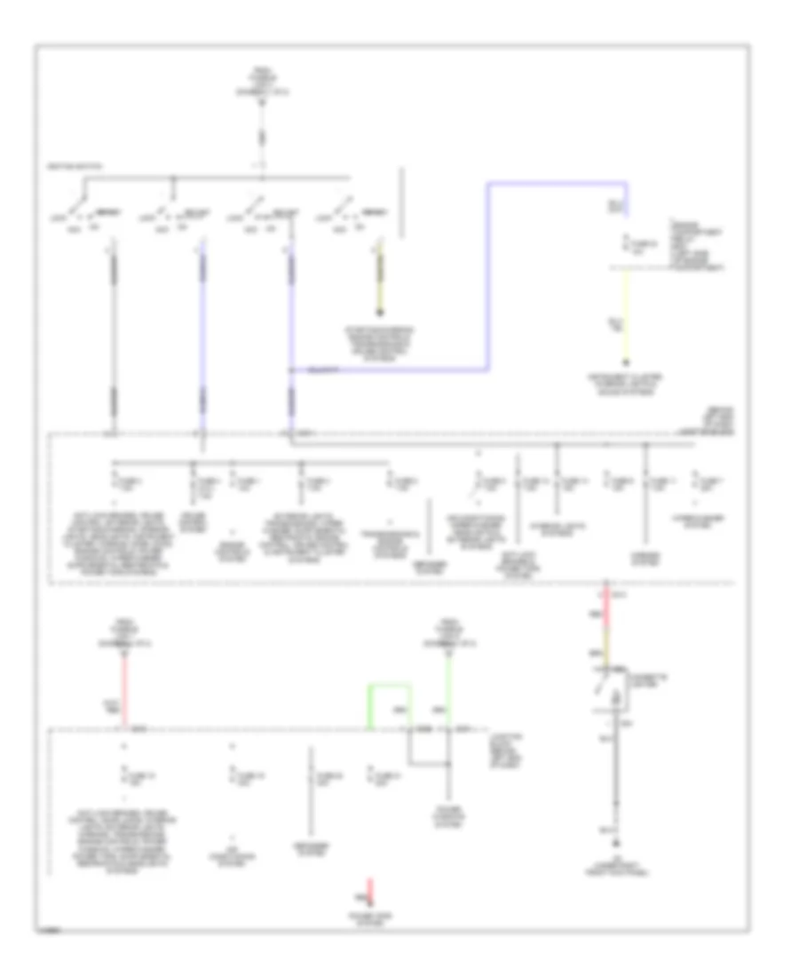 Power Distribution Wiring Diagram Except Evolution 2 of 2 for Mitsubishi Lancer O Z Rally 2006