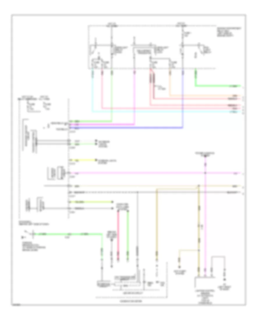 Headlights Wiring Diagram without High Intensity Discharge 1 of 2 for Mitsubishi Outlander SE 2010
