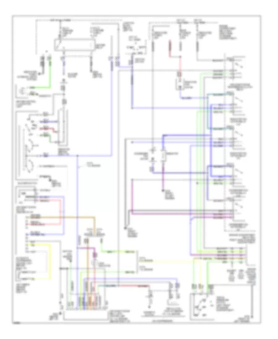 Air Conditioning Wiring Diagrams for Mitsubishi Expo Discovery V 1994