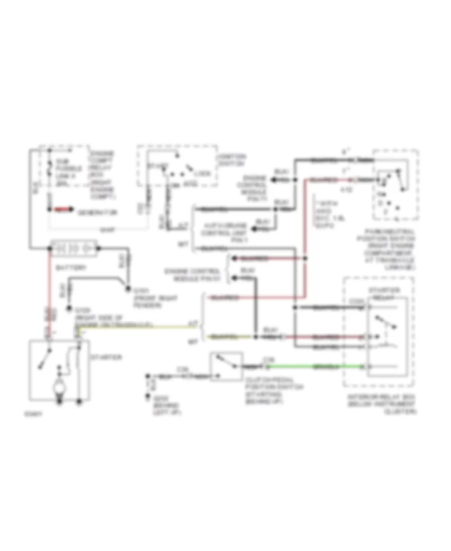 Starting Wiring Diagram for Mitsubishi Expo Discovery V 1994