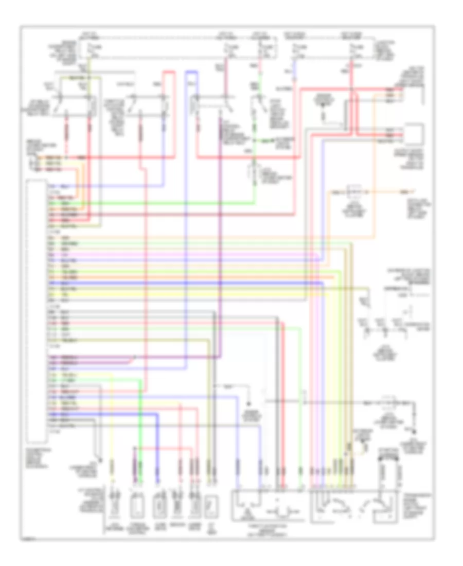 2 4L A T Wiring Diagram for Mitsubishi Lancer Ralliart 2006