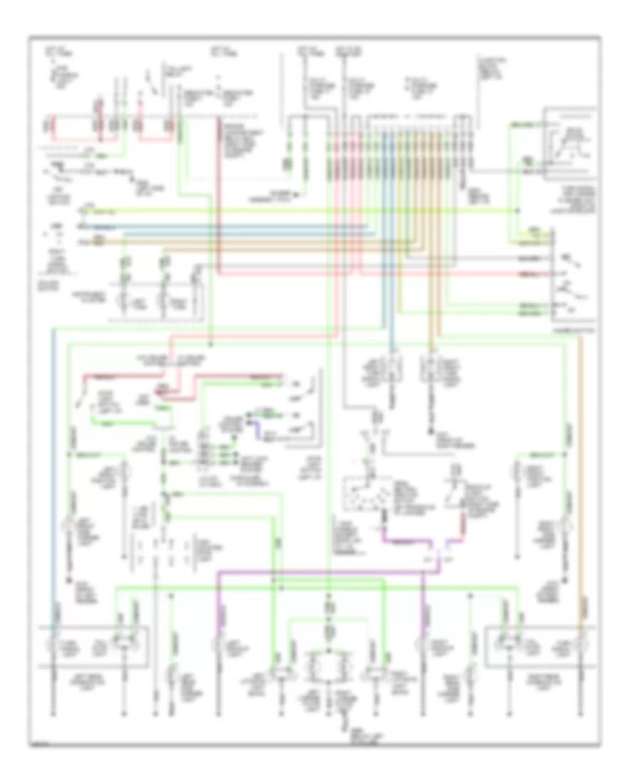 Exterior Light Wiring Diagram for Mitsubishi Expo Discovery V Sport 1994