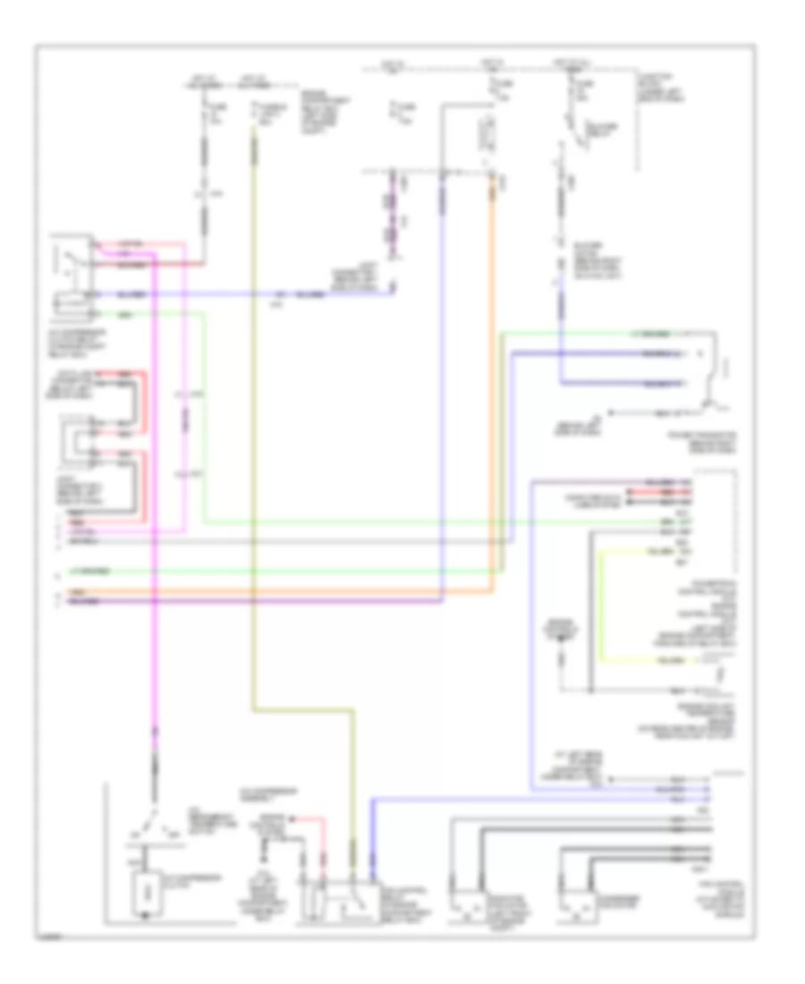 Automatic A C Wiring Diagram 2 of 2 for Mitsubishi Eclipse GS 2011