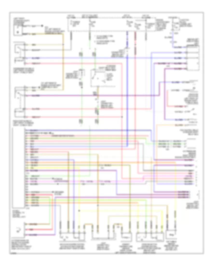 Manual A C Wiring Diagram 1 of 2 for Mitsubishi Eclipse GS 2011