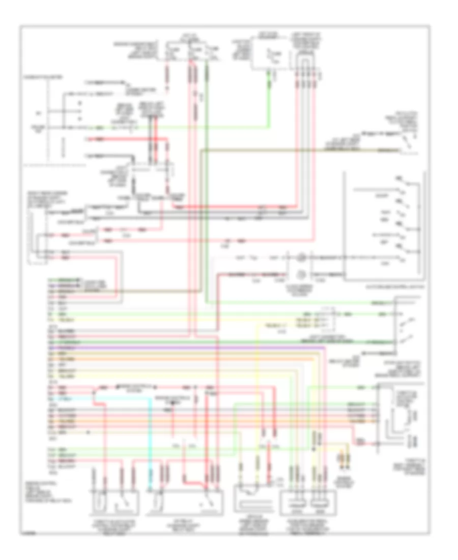 Cruise Control Wiring Diagram, MT for Mitsubishi Eclipse GS 2011