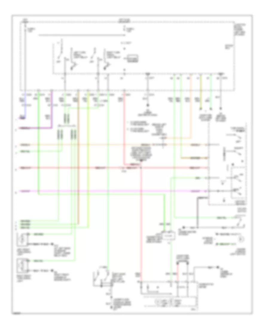 Exterior Lamps Wiring Diagram (2 of 2) for Mitsubishi Eclipse GS 2011