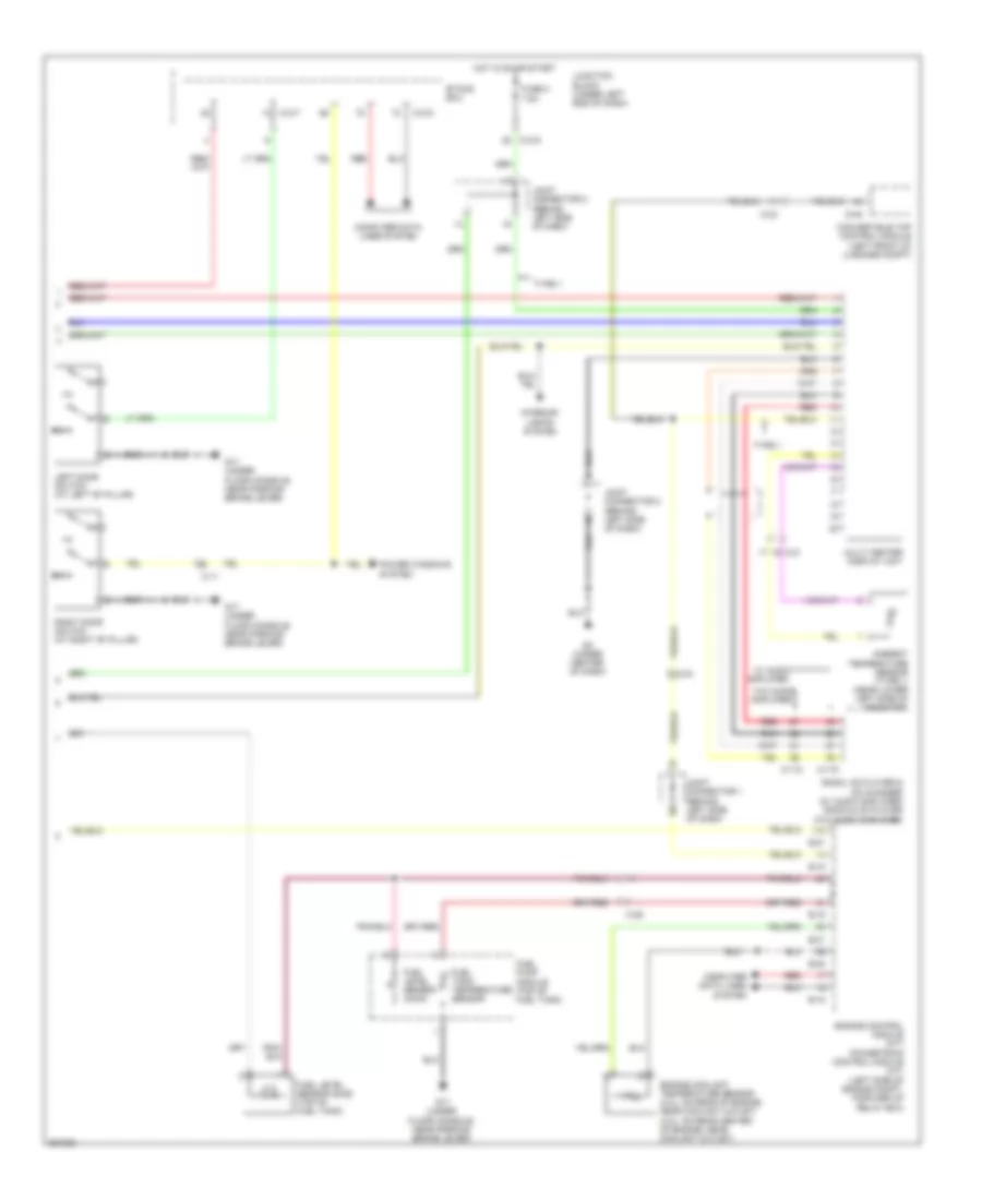Instrument Cluster Wiring Diagram 2 of 2 for Mitsubishi Eclipse GS 2011