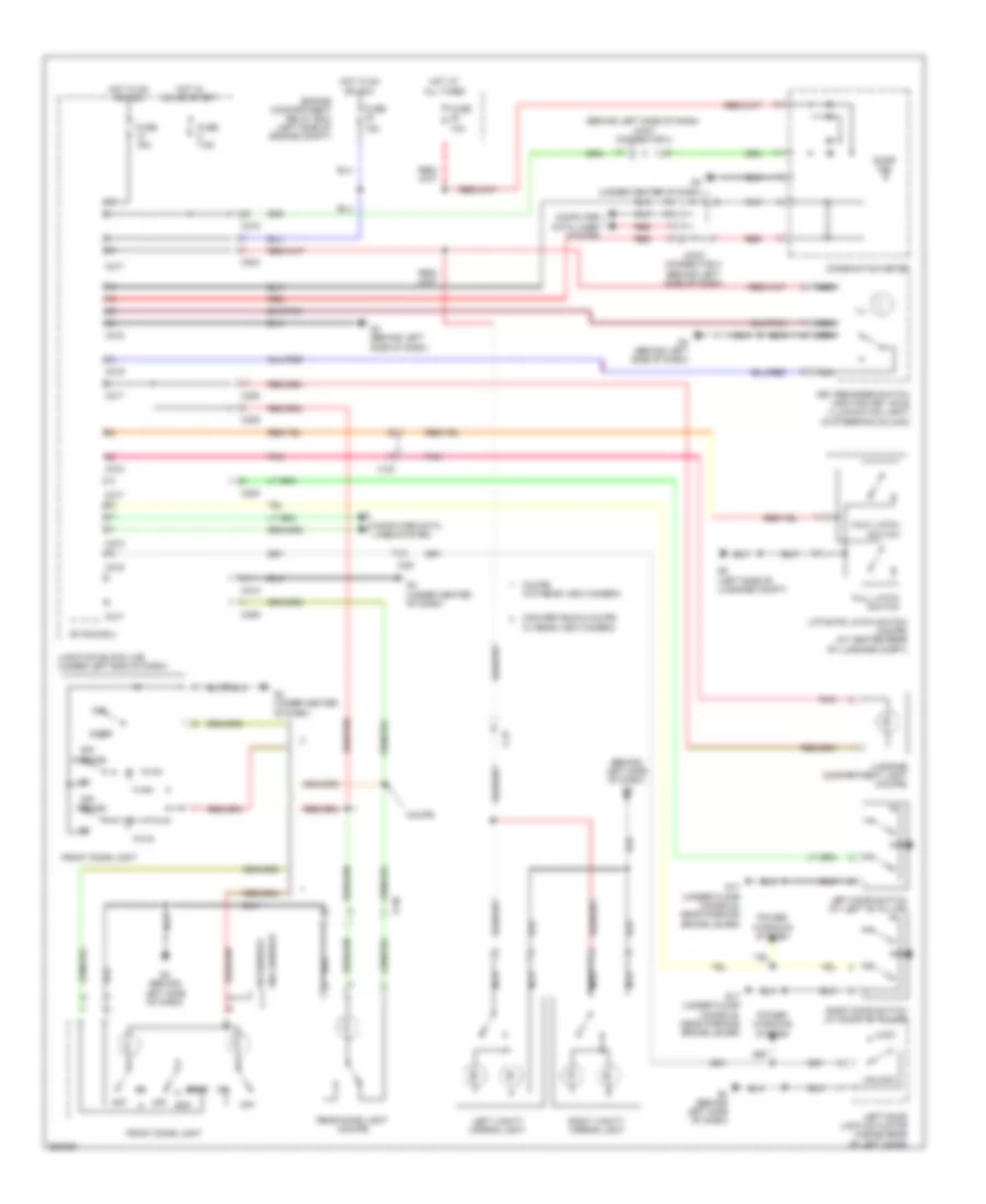 Courtesy Lamps Wiring Diagram for Mitsubishi Eclipse GS 2011