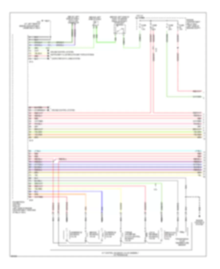 Transmission Wiring Diagram 1 of 3 for Mitsubishi Eclipse GS 2011