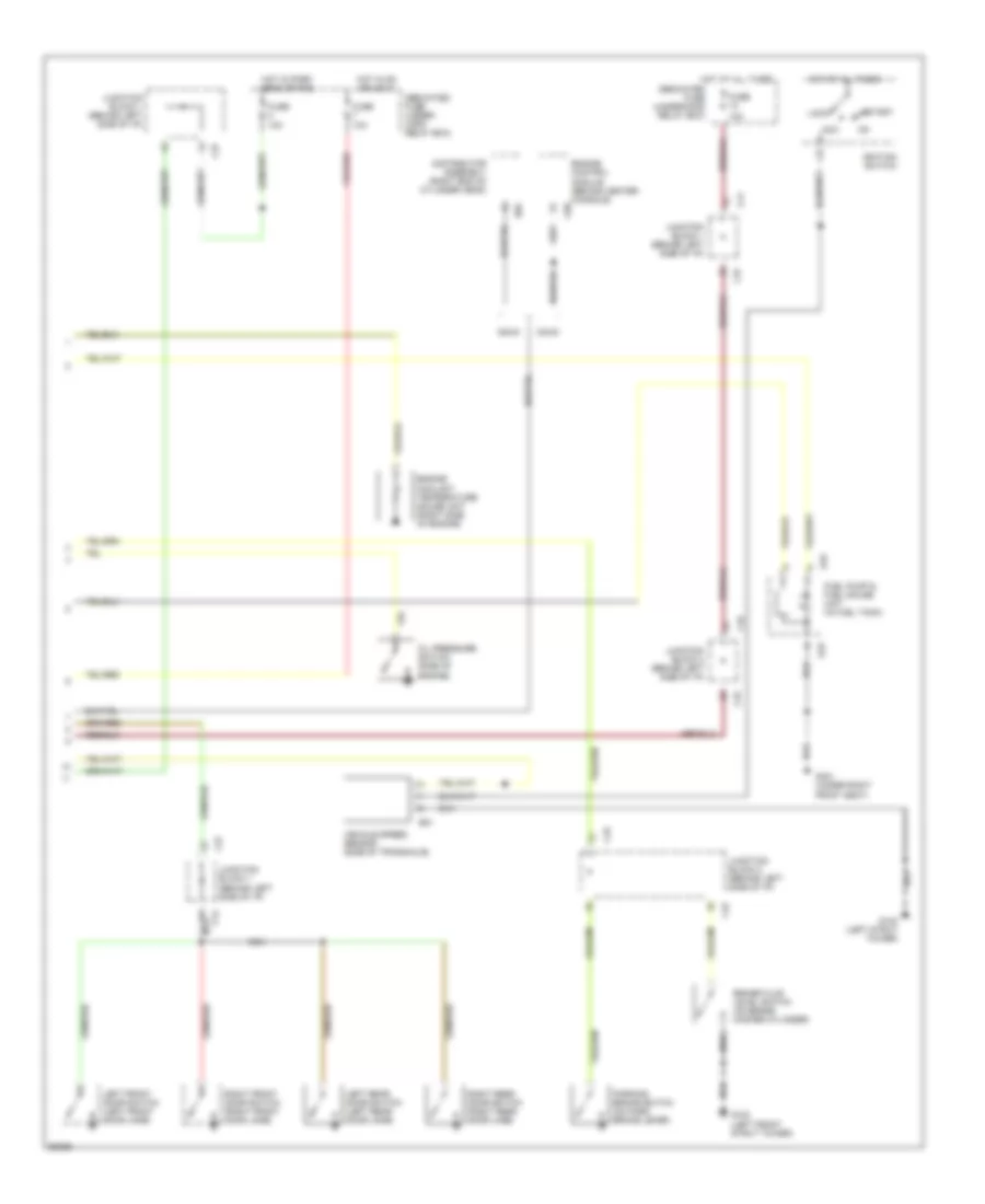 Instrument Cluster Wiring Diagram (2 of 2) for Mitsubishi Galant ES 1994