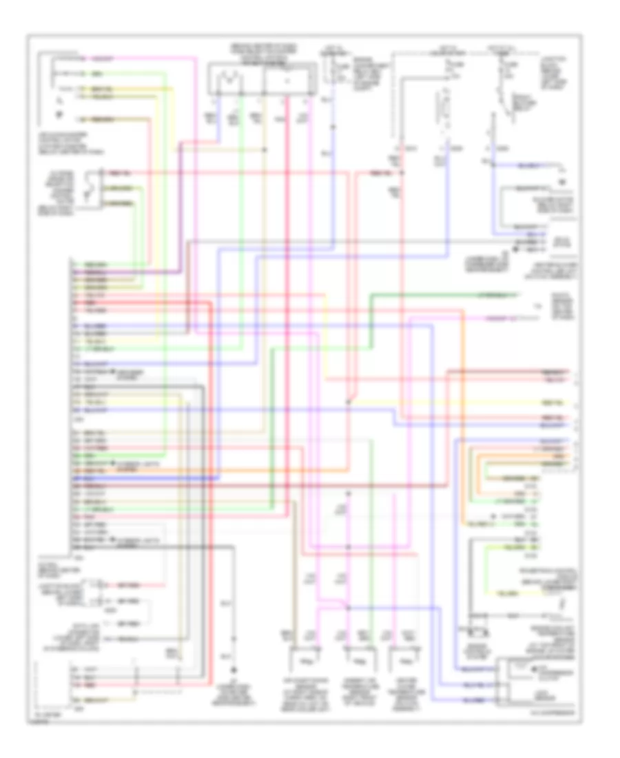 Automatic A C Wiring Diagram with Rear A C 1 of 2 for Mitsubishi Montero Limited 2006