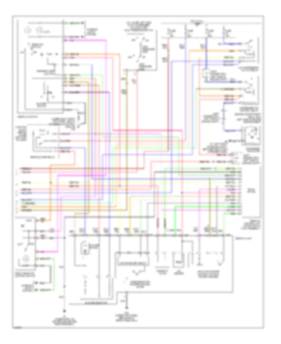 Automatic A C Wiring Diagram with Rear A C 2 of 2 for Mitsubishi Montero Limited 2006