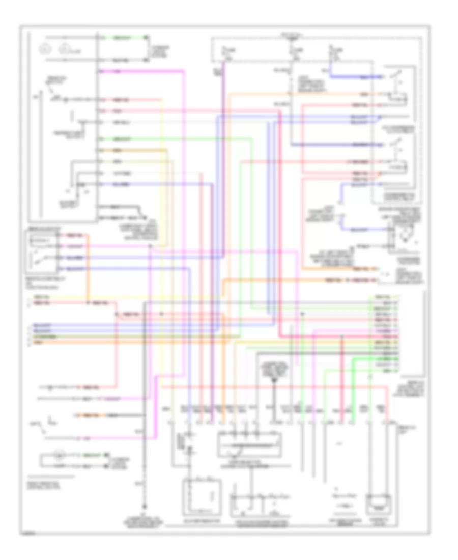 Manual A C Wiring Diagram Dual A C Wiring Diagram with Rear A C 2 of 2 for Mitsubishi Montero Limited 2006