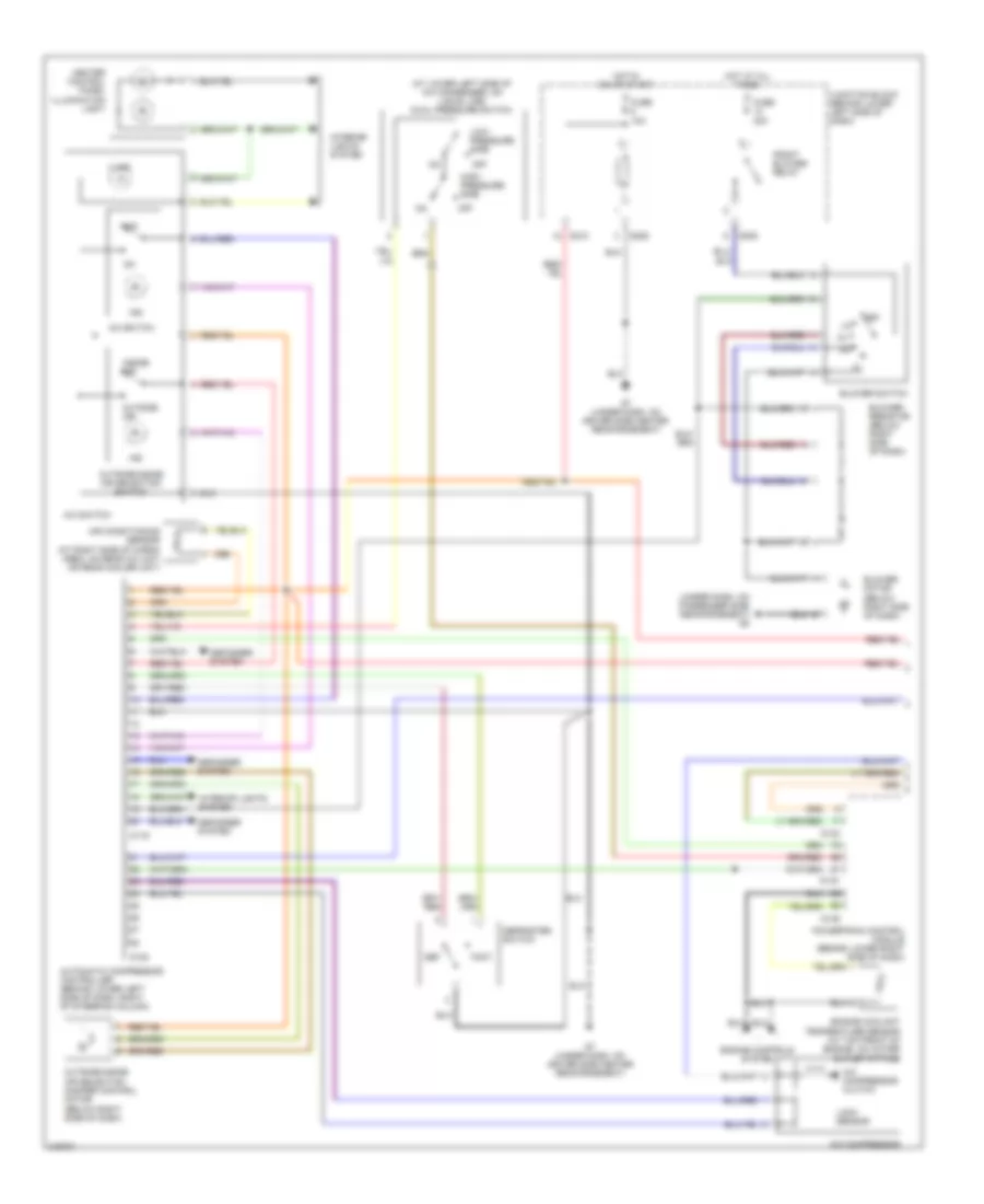Manual AC Wiring Diagram, Dual AC Wiring Diagram with Rear Cooler (1 of 2) for Mitsubishi Montero Limited 2006