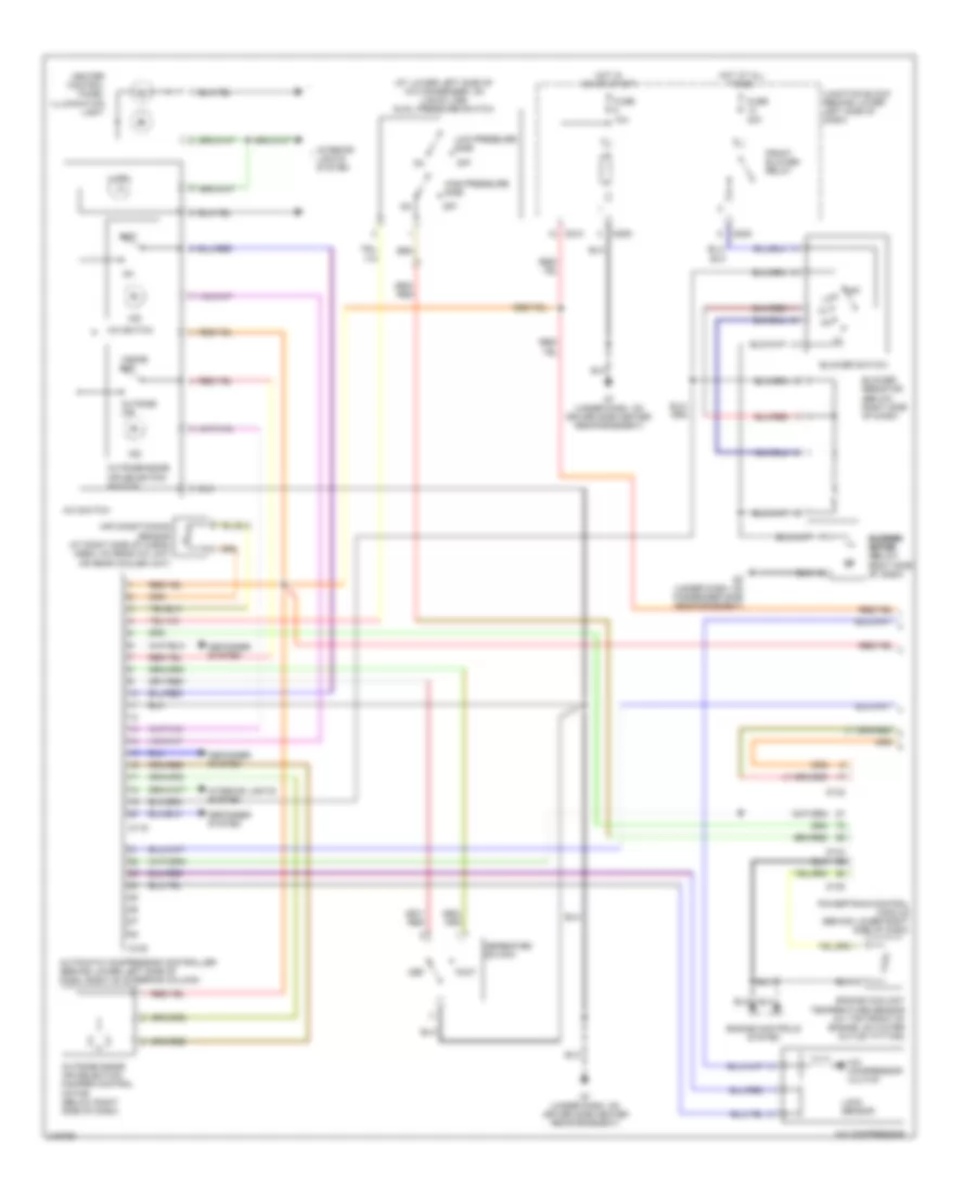 Manual A C Wiring Diagram Dual A C Wiring Diagram with Rear Heater 1 of 2 for Mitsubishi Montero Limited 2006
