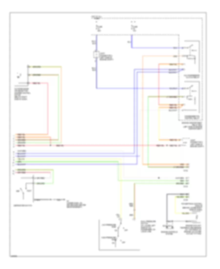 Manual A C Wiring Diagram Single A C Wiring Diagram 2 of 2 for Mitsubishi Montero Limited 2006