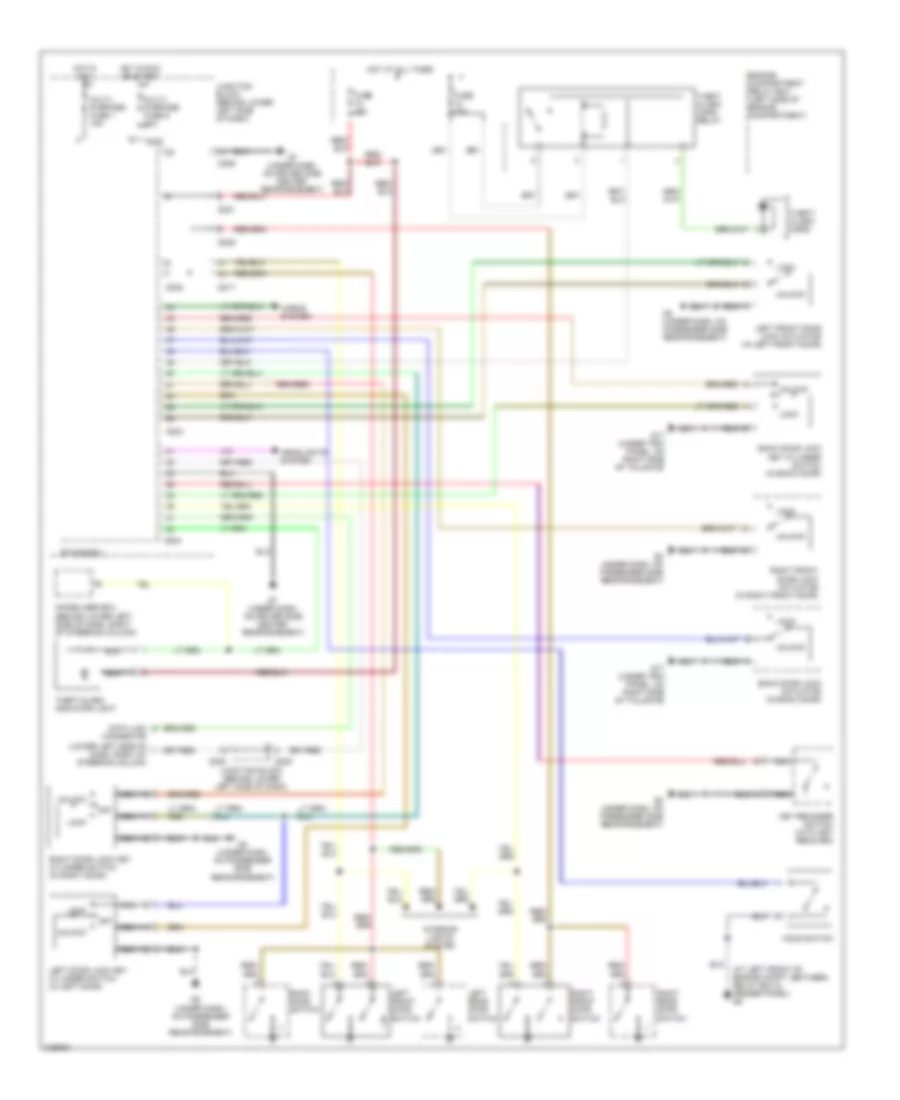 Forced Entry Wiring Diagram for Mitsubishi Montero Limited 2006