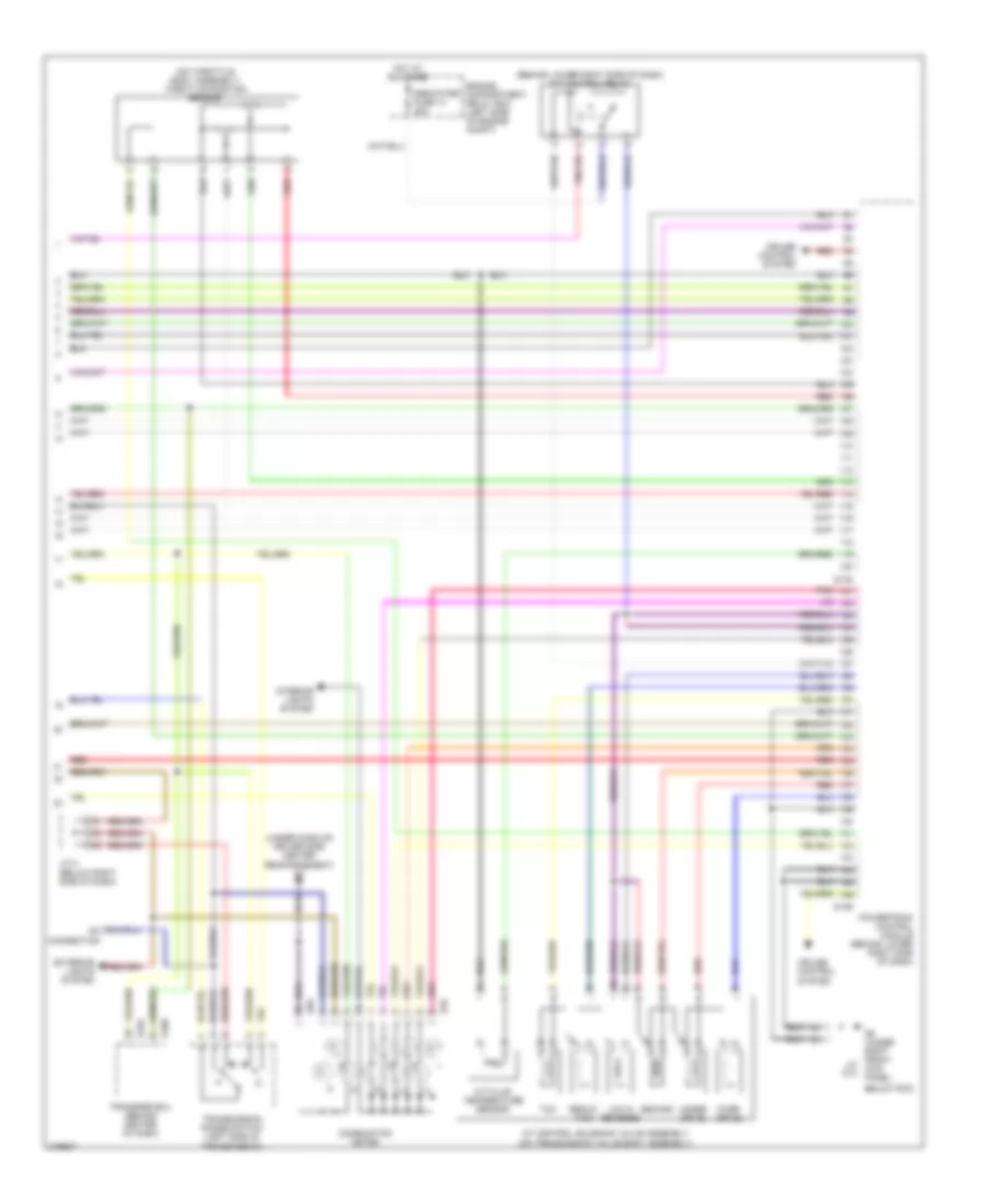 3.8L, Engine Performance Wiring Diagram (5 of 5) for Mitsubishi Montero Limited 2006