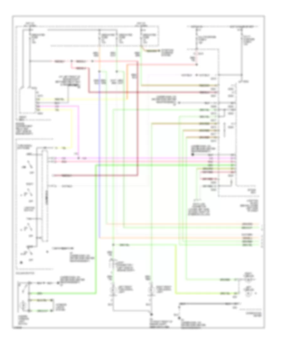 Exterior Lamps Wiring Diagram 1 of 2 for Mitsubishi Montero Limited 2006
