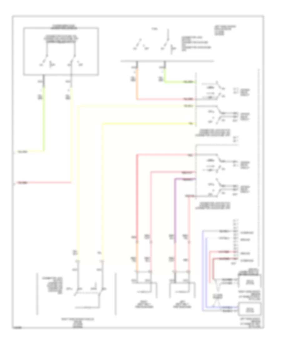 Supplemental Restraints Wiring Diagram (2 of 2) for Mitsubishi Montero Limited 2006