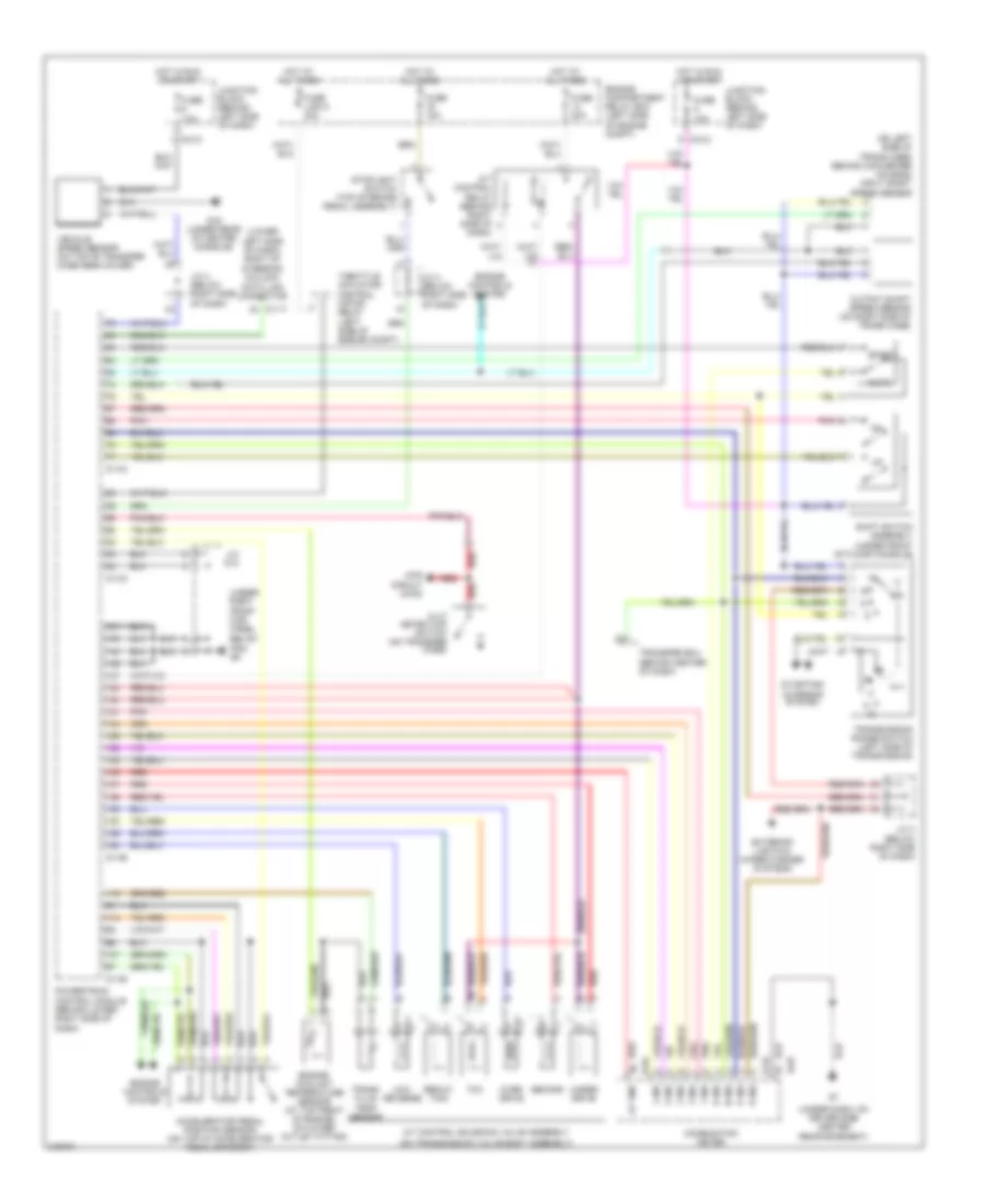 A T Wiring Diagram for Mitsubishi Montero Limited 2006
