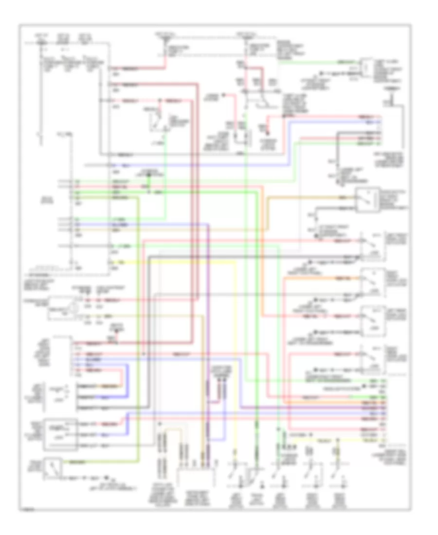 Forced Entry Wiring Diagram for Mitsubishi Diamante LS 2003