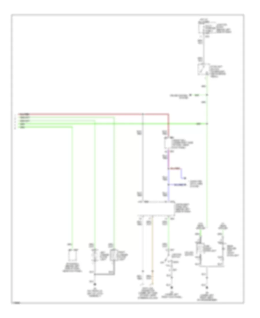 Exterior Lamps Wiring Diagram (2 of 2) for Mitsubishi Diamante LS 2003