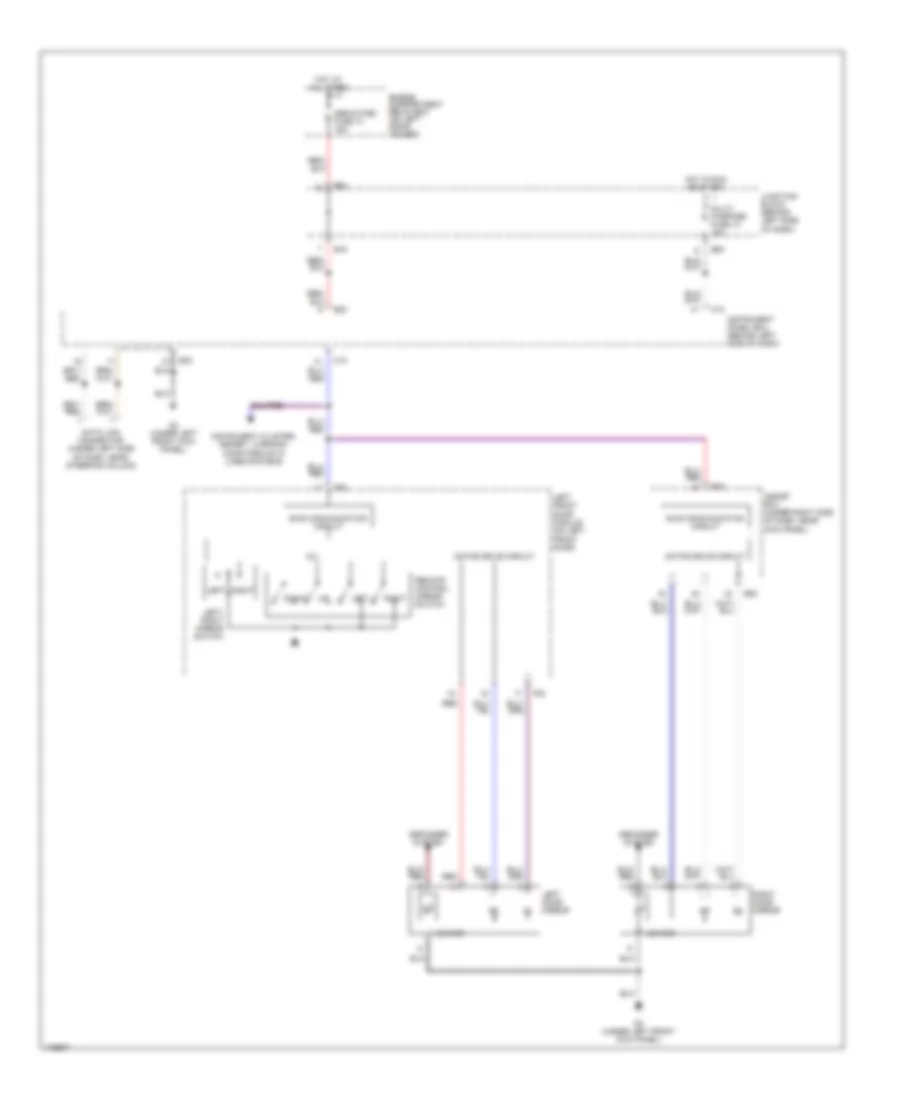 Power Mirrors Wiring Diagram for Mitsubishi Diamante LS 2003