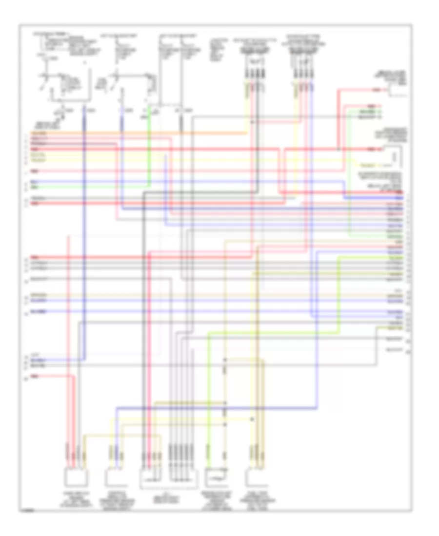 2.4L, Engine Performance Wiring Diagram (2 of 5) for Mitsubishi Outlander Limited 2006
