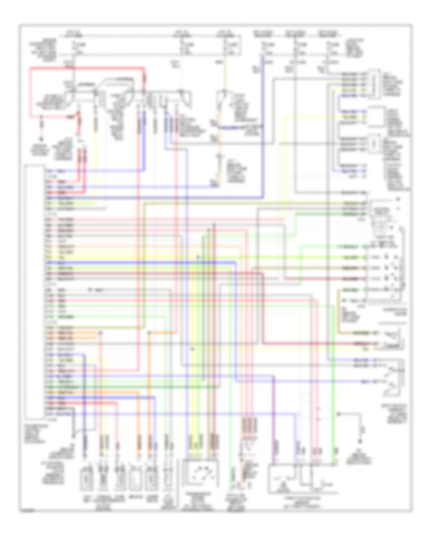 Transmission Wiring Diagram for Mitsubishi Outlander Limited 2006