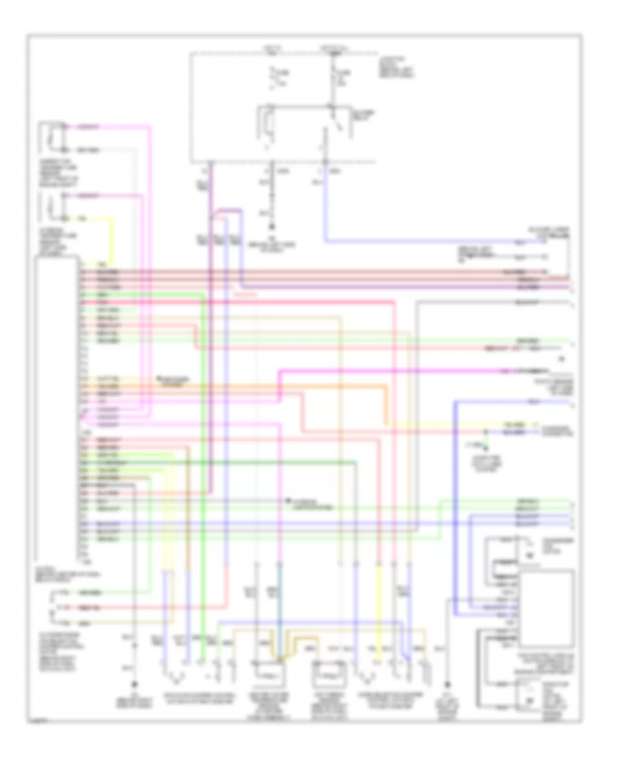 Automatic A C Wiring Diagram 1 of 2 for Mitsubishi Outlander LS 2006