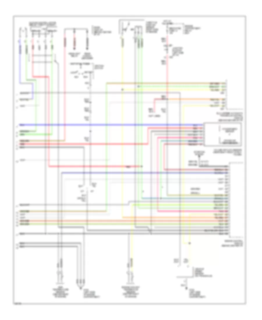 2.4L SOHC, Engine Performance Wiring Diagrams (2 of 2) for Mitsubishi Galant S 1994