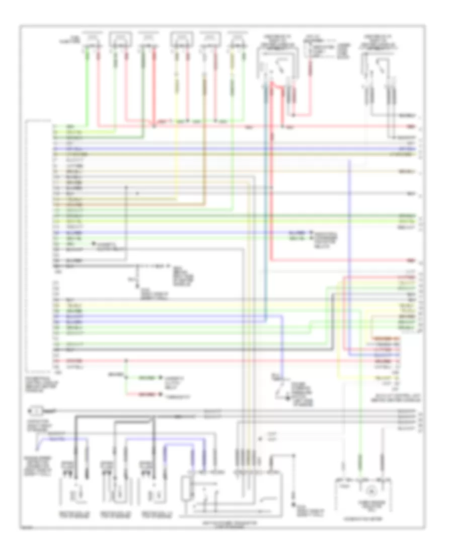 3 0L DOHC Non Turbo Engine Performance Wiring Diagrams 1 of 3 for Mitsubishi 3000GT 1997 3000