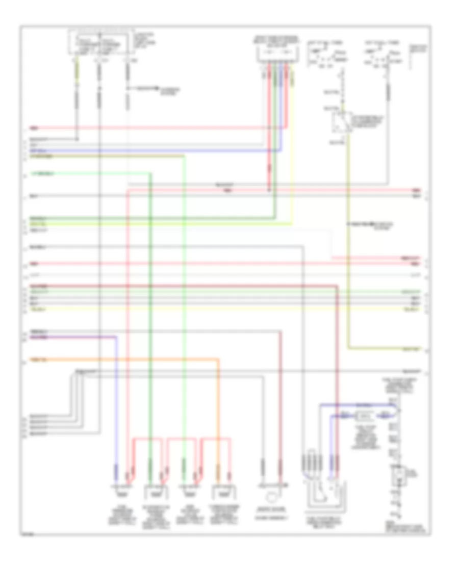 3.0L DOHC Turbo, Engine Performance Wiring Diagrams (2 of 3) for Mitsubishi 3000GT 1997