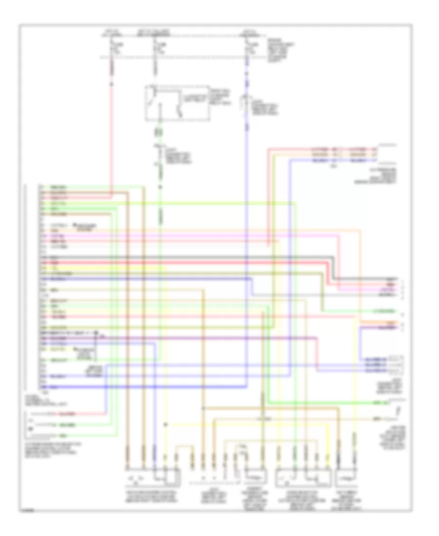Automatic A C Wiring Diagram 1 of 2 for Mitsubishi Eclipse Spyder GT 2011