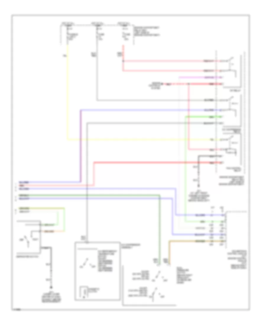 2.4L, Manual AC Wiring Diagram (2 of 2) for Mitsubishi Eclipse GS 2003