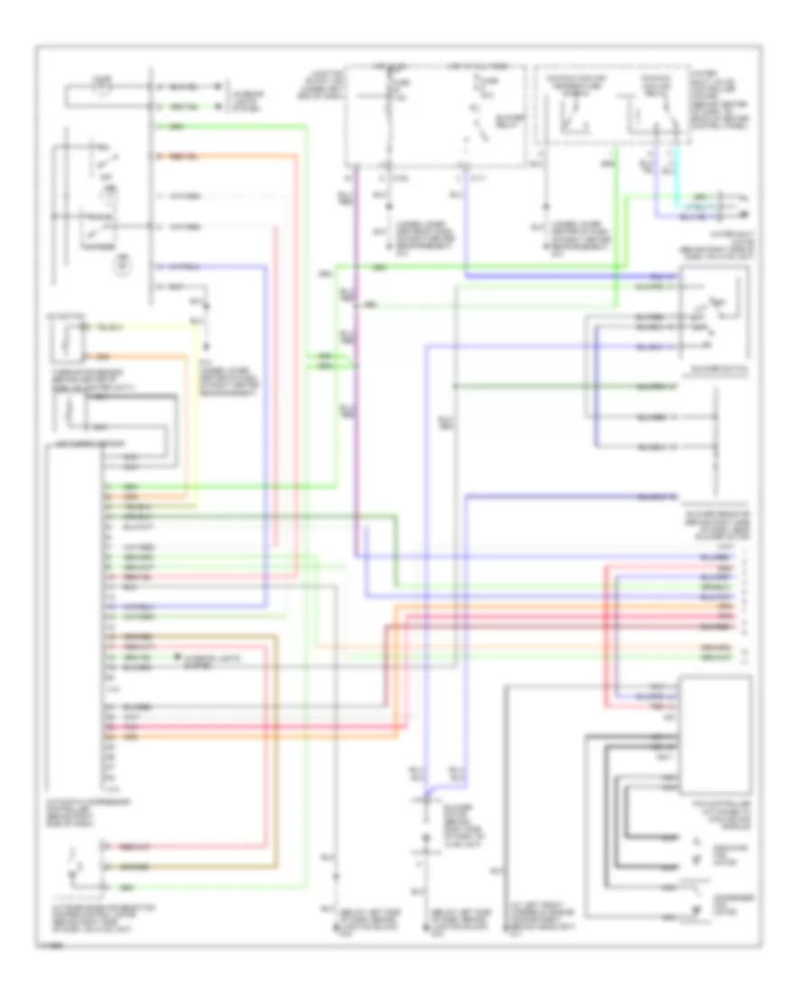 3 0L Manual A C Wiring Diagram 1 of 2 for Mitsubishi Eclipse GS 2003