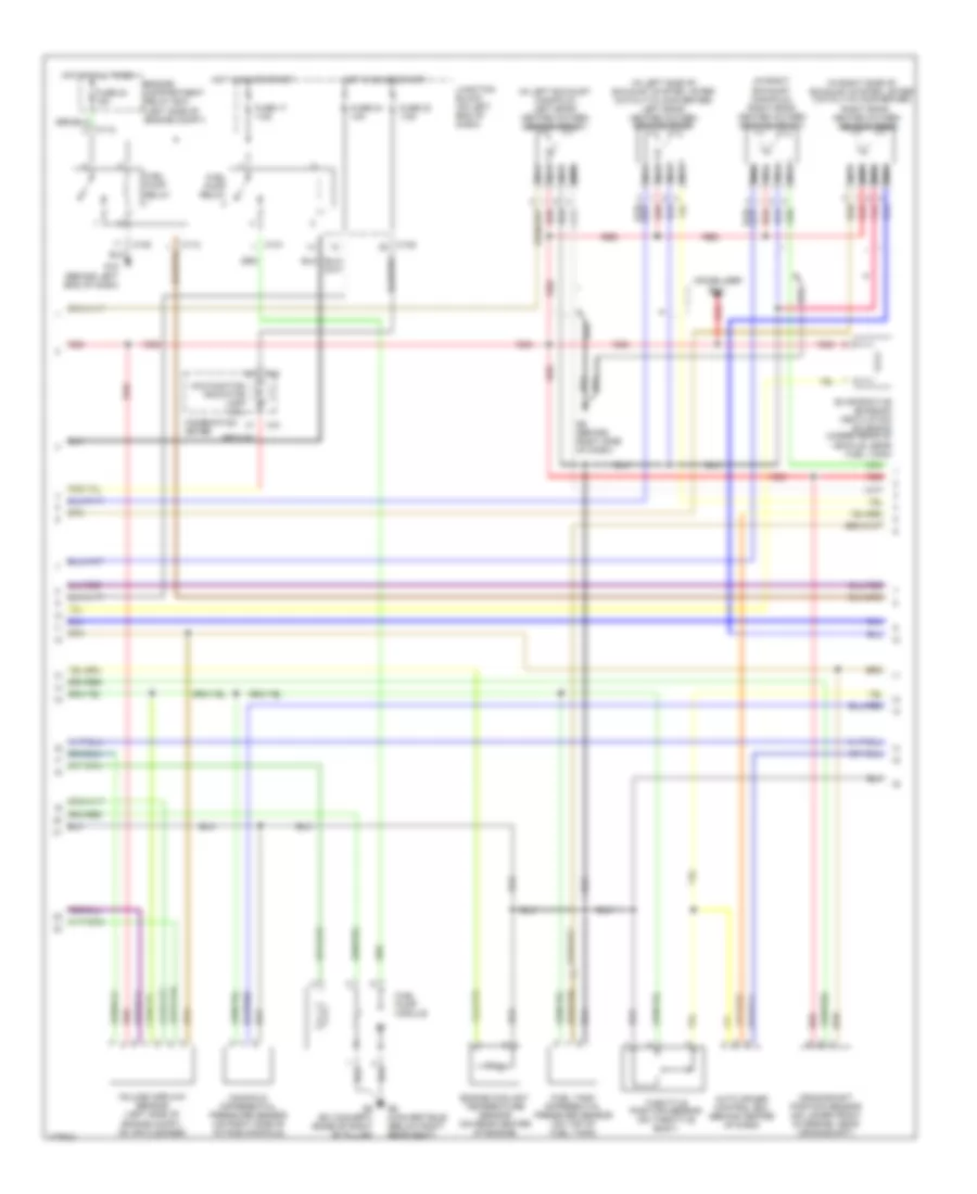 3.0L, Engine Performance Wiring Diagram, with AT (2 of 4) for Mitsubishi Eclipse GS 2003