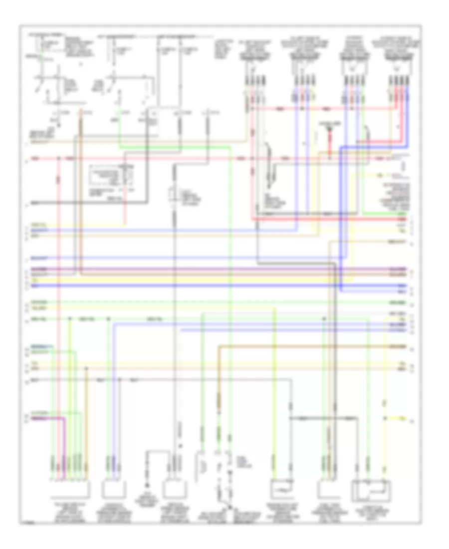3.0L, Engine Performance Wiring Diagram, with MT (2 of 3) for Mitsubishi Eclipse GS 2003