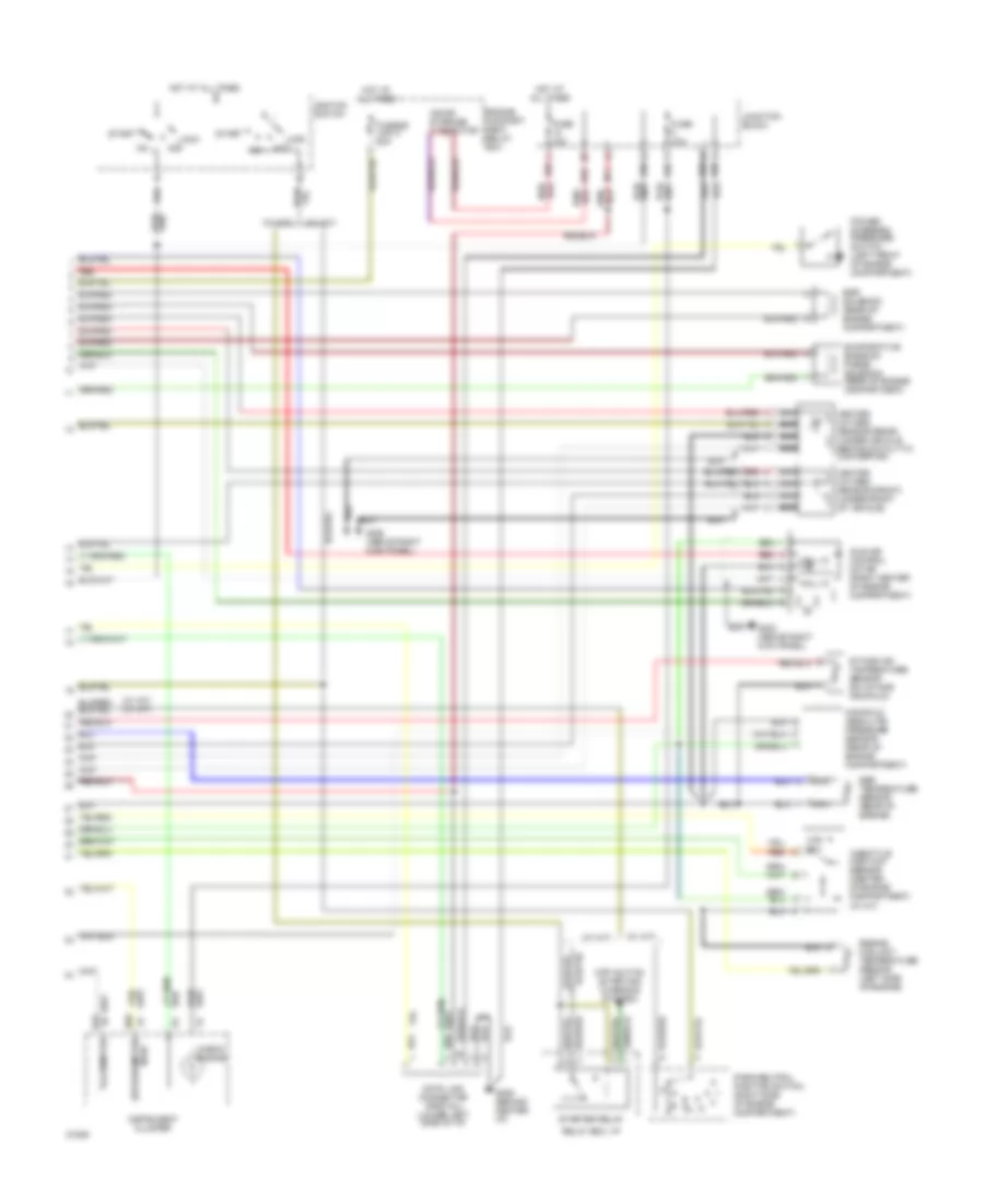 1 5L Engine Performance Wiring Diagrams 2 of 2 for Mitsubishi Mirage ES 1994