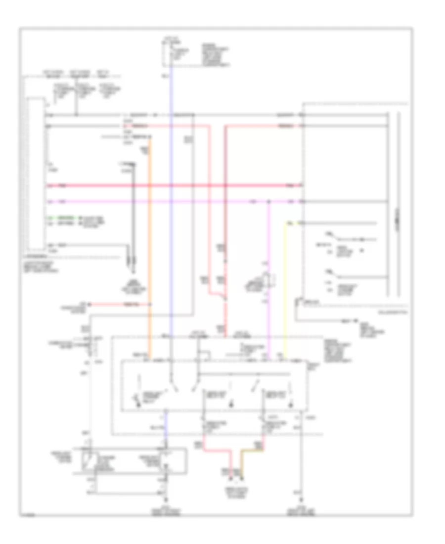 схема шайбы фары для Mitsubishi Montero XLS 2001