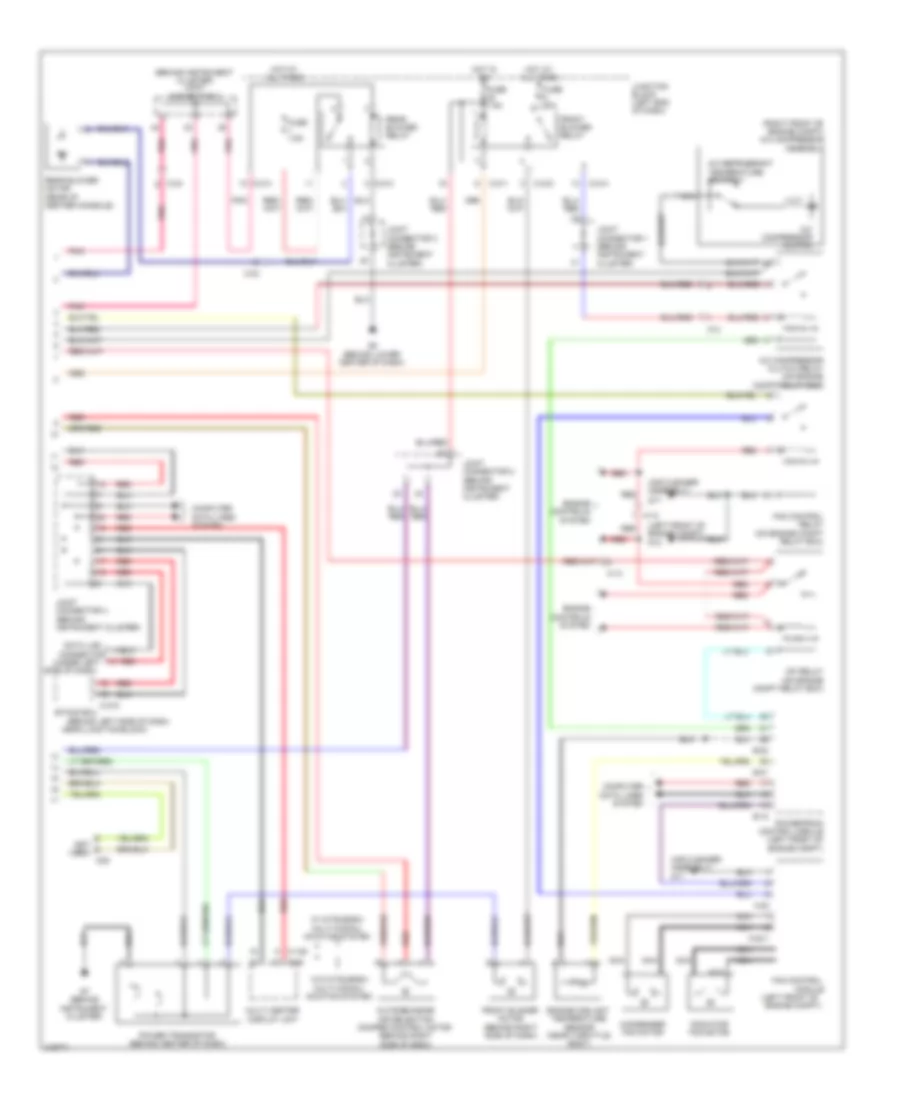 Automatic A C Wiring Diagram 2 of 2 for Mitsubishi Endeavor LS 2011