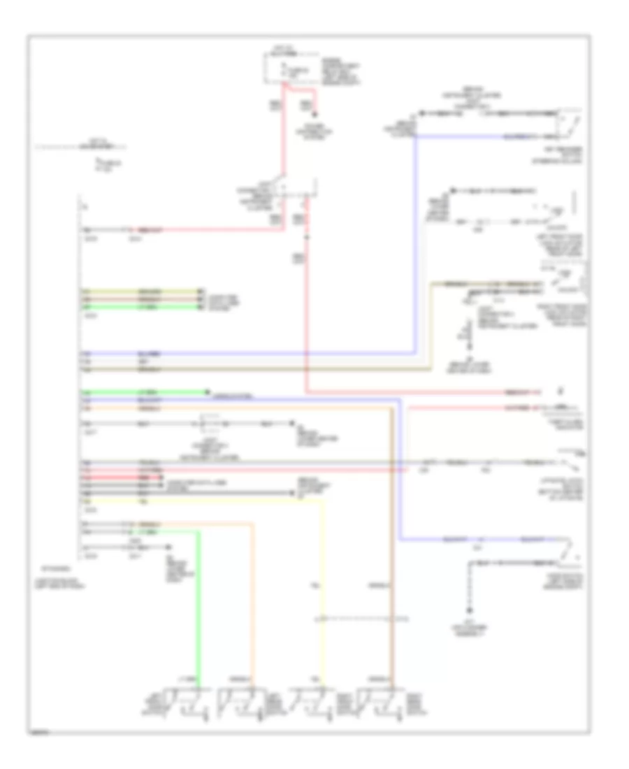Forced Entry Wiring Diagram for Mitsubishi Endeavor LS 2011