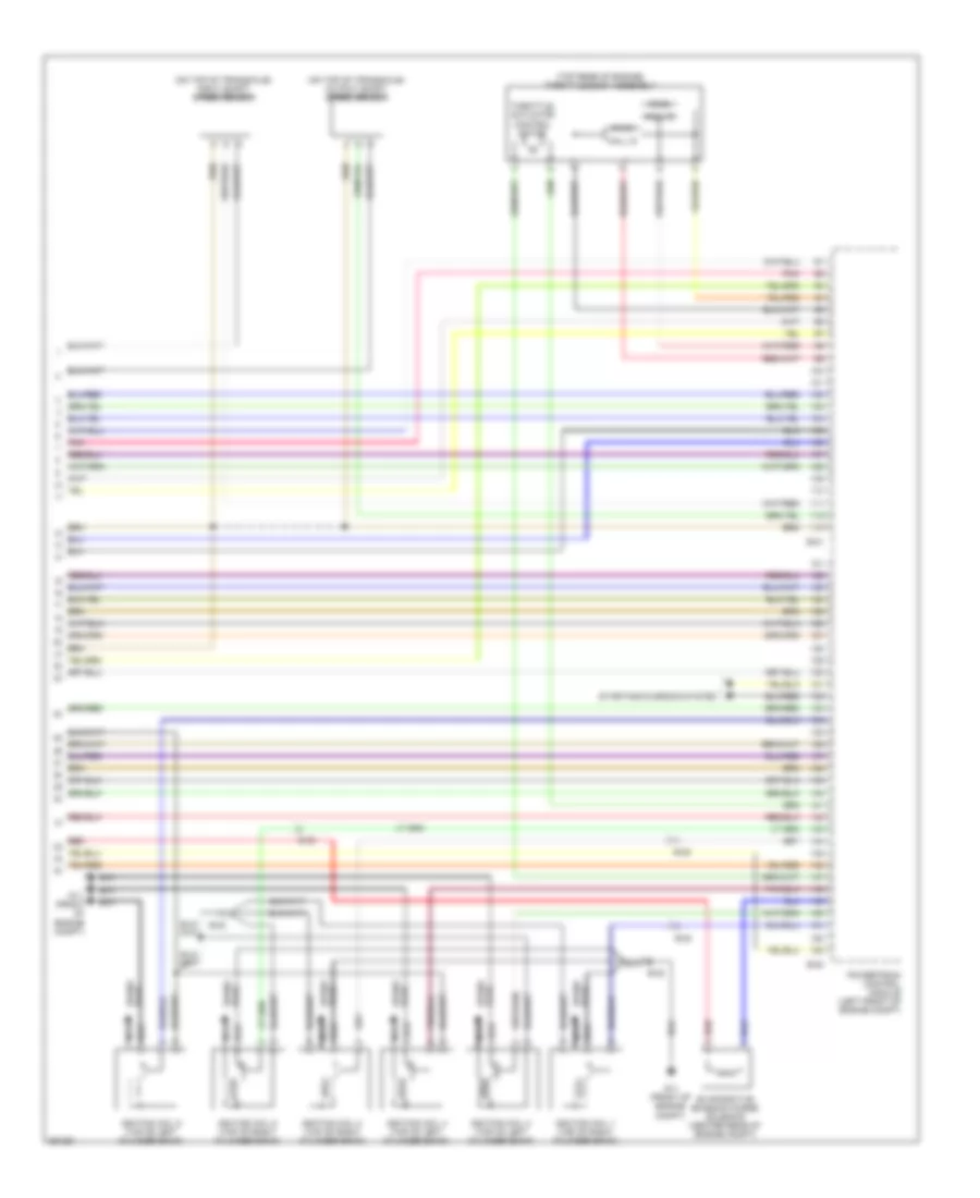 3.8L, Engine Performance Wiring Diagram (5 of 5) for Mitsubishi Endeavor LS 2011