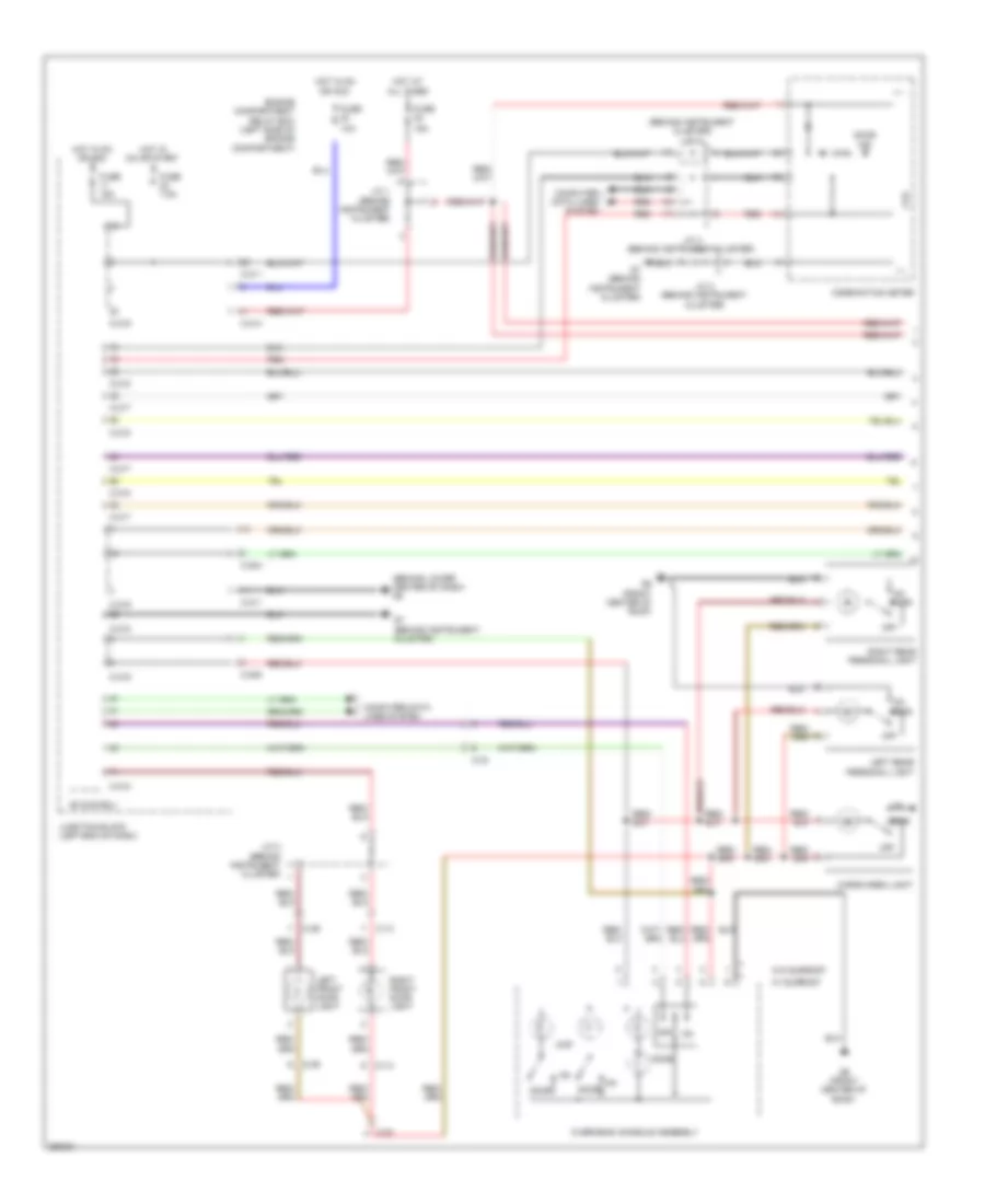 Courtesy Lamps Wiring Diagram 1 of 2 for Mitsubishi Endeavor LS 2011
